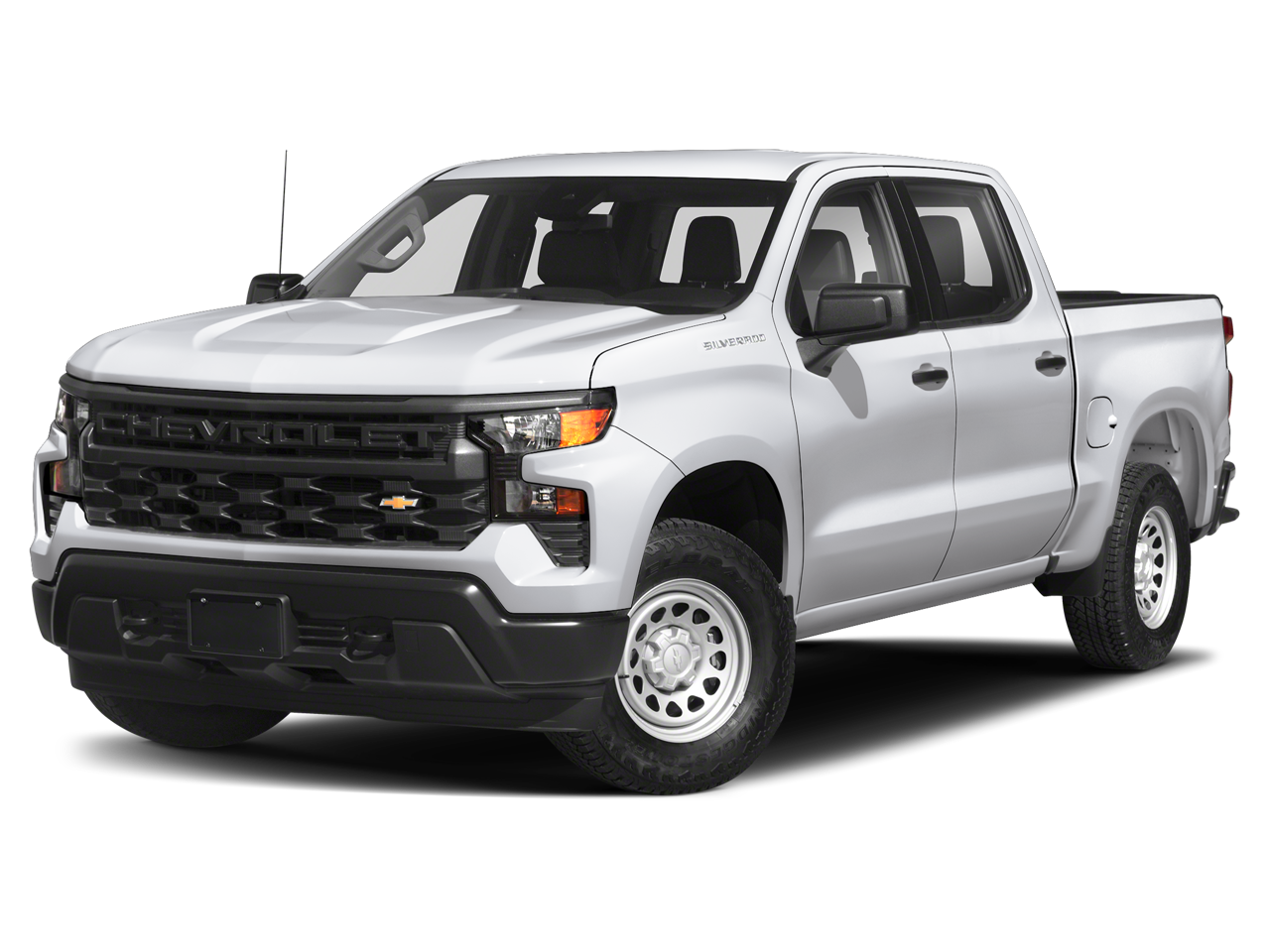 2022 Chevrolet Silverado 1500 Crew Cab Short Box 4-Wheel Drive High Country in Iridescent Pearl Tricoat — front three-quarter view